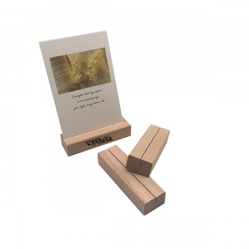 Wood Place Card Holder